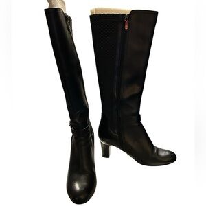 Elegant Black Knee-High Women's Boots